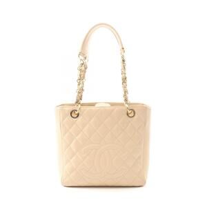 Chanel Matelasse PST Tote Bag Calfskin Cowhide Beige